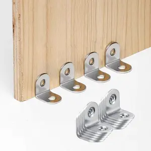 30/60/120 L-Type Angle Brackets, Stainless Steel Bracket, 90 Degree Right Angle Fasteners, Furniture Stabilizer Clips, Durable & Secure Joining Solutions