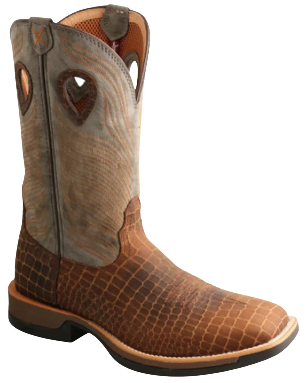 Twisted X Men's Men'S Tech Performance Western Boot Broad Square Toe - Mxw0003