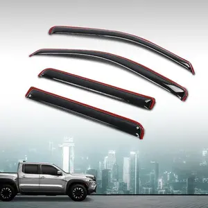 Fits 2022-2025 Nissan Frontier Crew Cab Window Deflectors Vent Visor Rain Guards