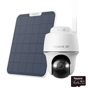Reolink Go PT Ultra 4G LTE Solar Security Camera, Color Night Vision,Smart Detection, Wireless Outdoor 4K 8MP Camera, IP65 Weatherproof