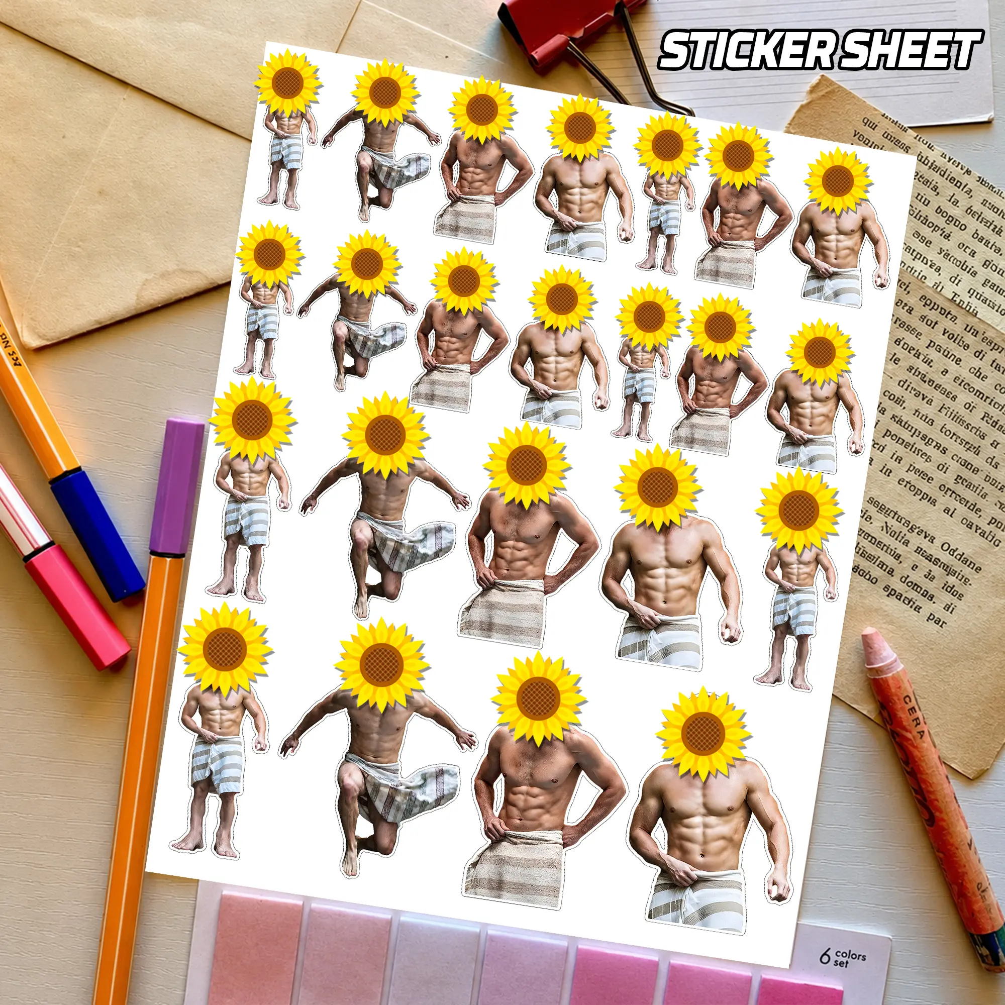 Hot Tom Holland in Spider-man Brand New Day Sticker Sheet