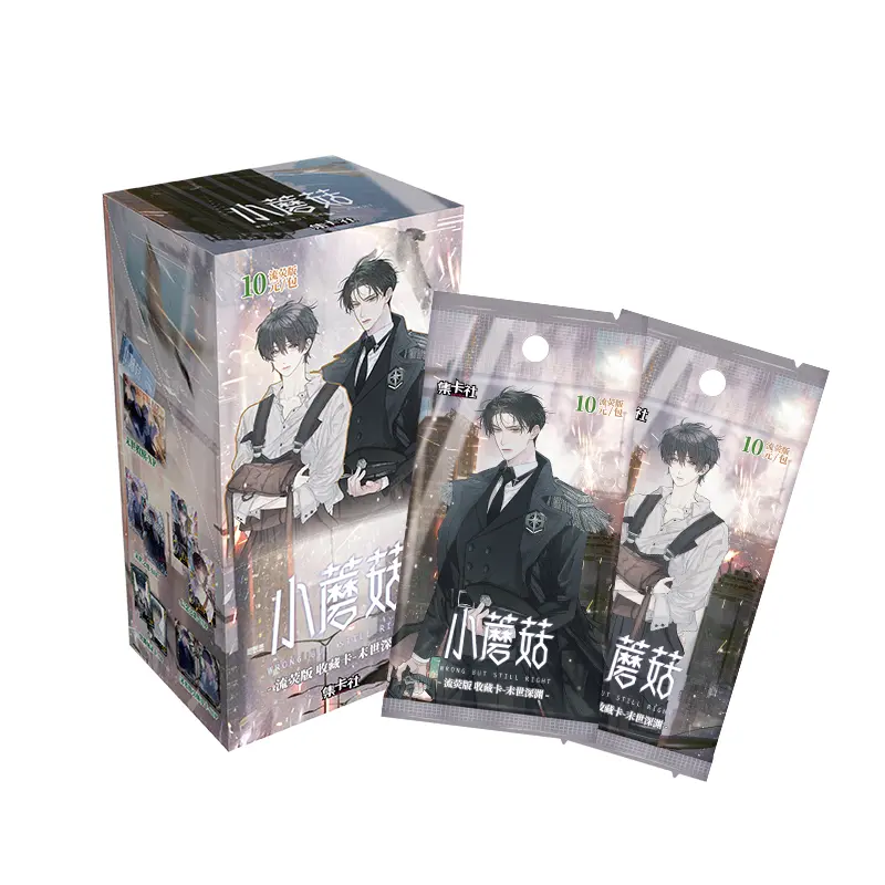 Cardfun The Little Mushroom 10 Packs Collectible Trading Card Official Anime TCG CCG Collection Card Booster Packs