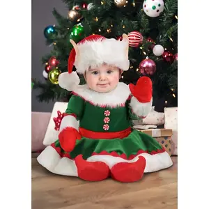 Girl's Christmas Elf Infant Costume