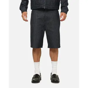 Carre Solace Baggy Jorts Navy Pinstripe