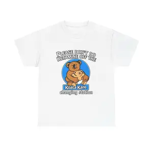 Unisex Koala Kare Funny White T-shirt