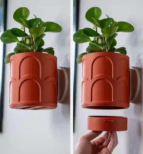 Wall Planter With HIdden Drip Tray