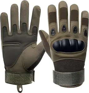 Half-Finger Anti-Slip Work Gloves - Adjustable, Wrist-Fit, Cut-Resistant, Durable, Heat-Retentive, Joint-Protective, Thin-Palm, Hard-Knuckle Design for Machine Work (Sports & Outdoor Fitness Accessories)
