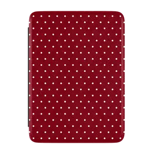 Casely Kindle Case | On the Dot | Maroon Polka Dot