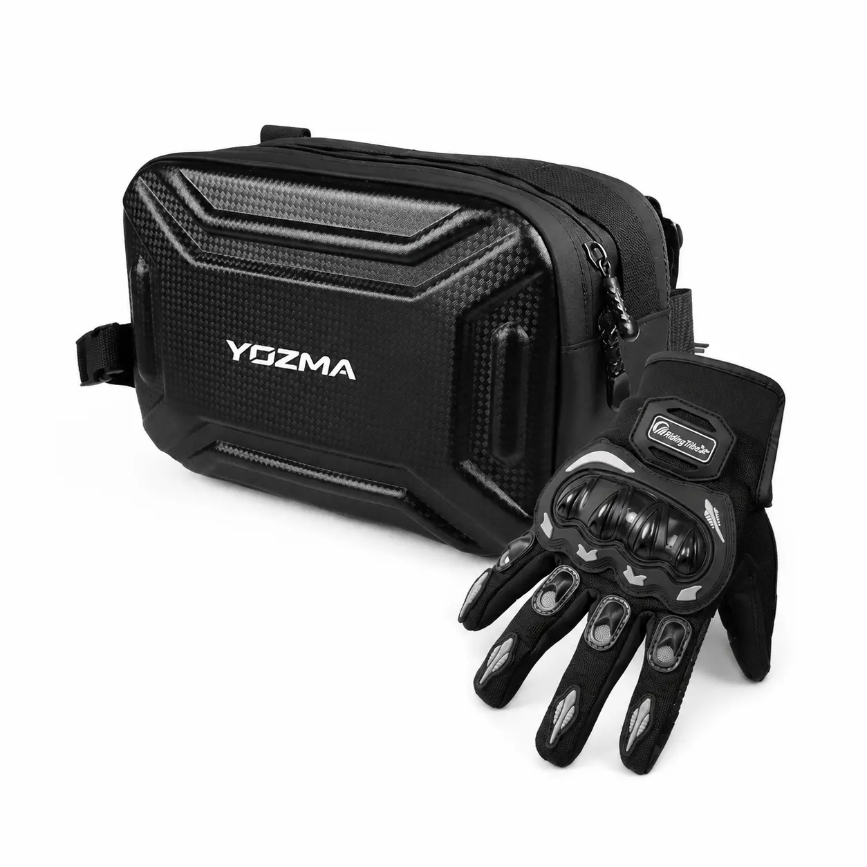 Yozma IN10 Cycling Bag+ Black M Size Gloves Bundle (Do Not Purchase. This Item is a Free Gift )