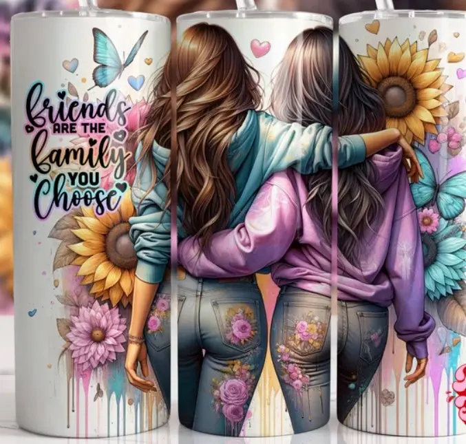 Best Friends 20oz Skinny Tumbler - Single Container for Easy Transport - Bottle, Drinkware
