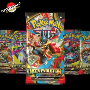 Mega Evolution Booster Pack - English - 10 Cards - Pokemon Trading Card Game TCG