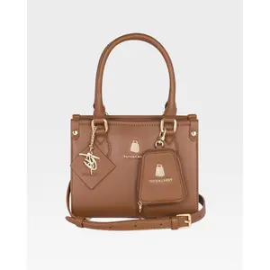 Lisse Mini Tote Bag in Coffee