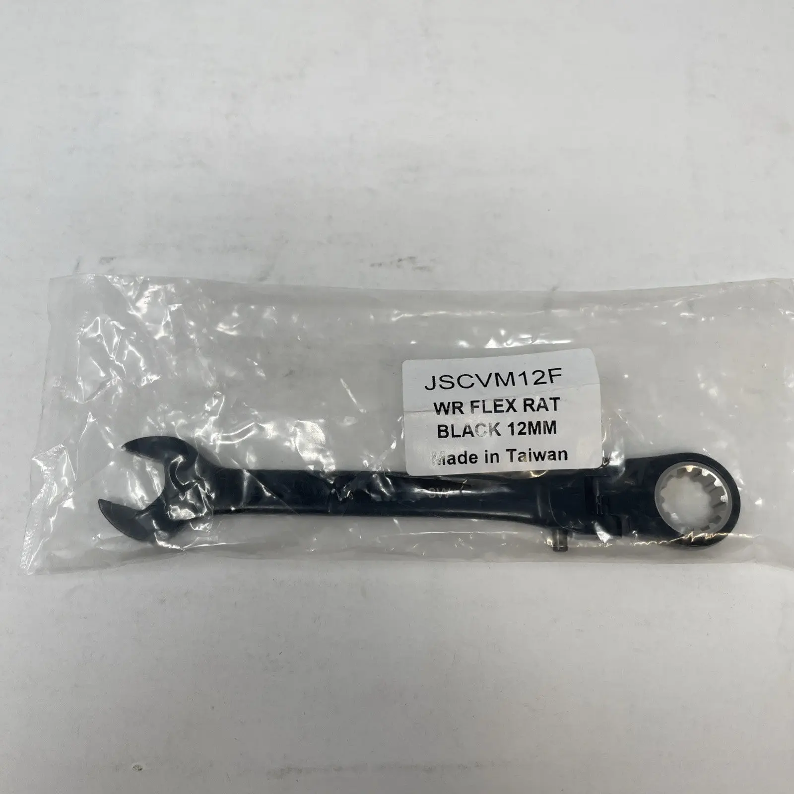 PROTO® Black Chrome 12MM Flex-Head Combination Locking Ratchet Wrench, Professional Spline Hand Tool for Hardware Repairs, Flex-Head Combination Wrenches