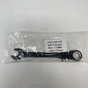 PROTO® Black Chrome 12MM Combination Locking Flex-Head Ratchet Wrench Spline