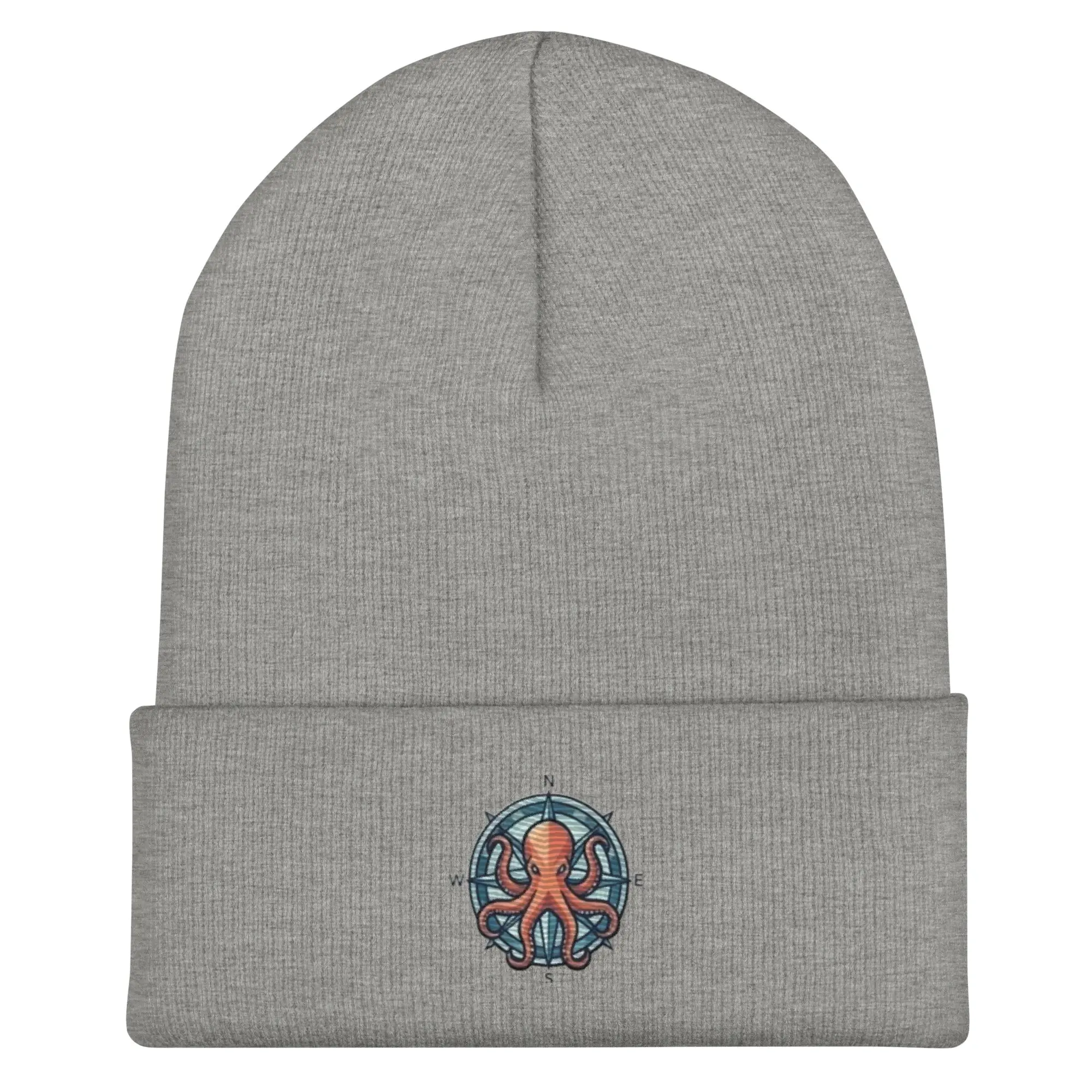Octopus Compass Cuffed Beanie