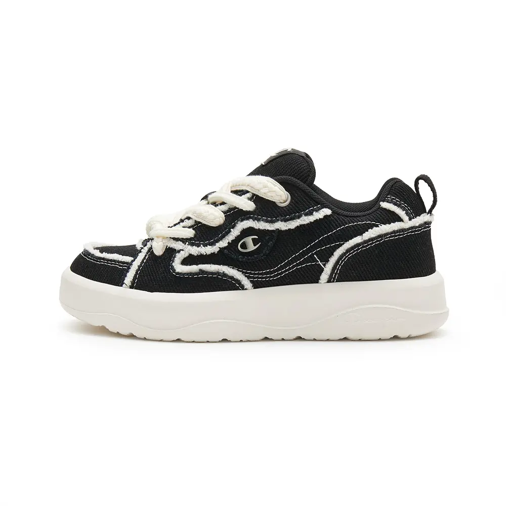 Women's Champion Broken Splicing Closed Athletic Shoes - Metal C-Logo, Woven Laces, House White Walking Sports Trainer (Maison Mihara Official Release)