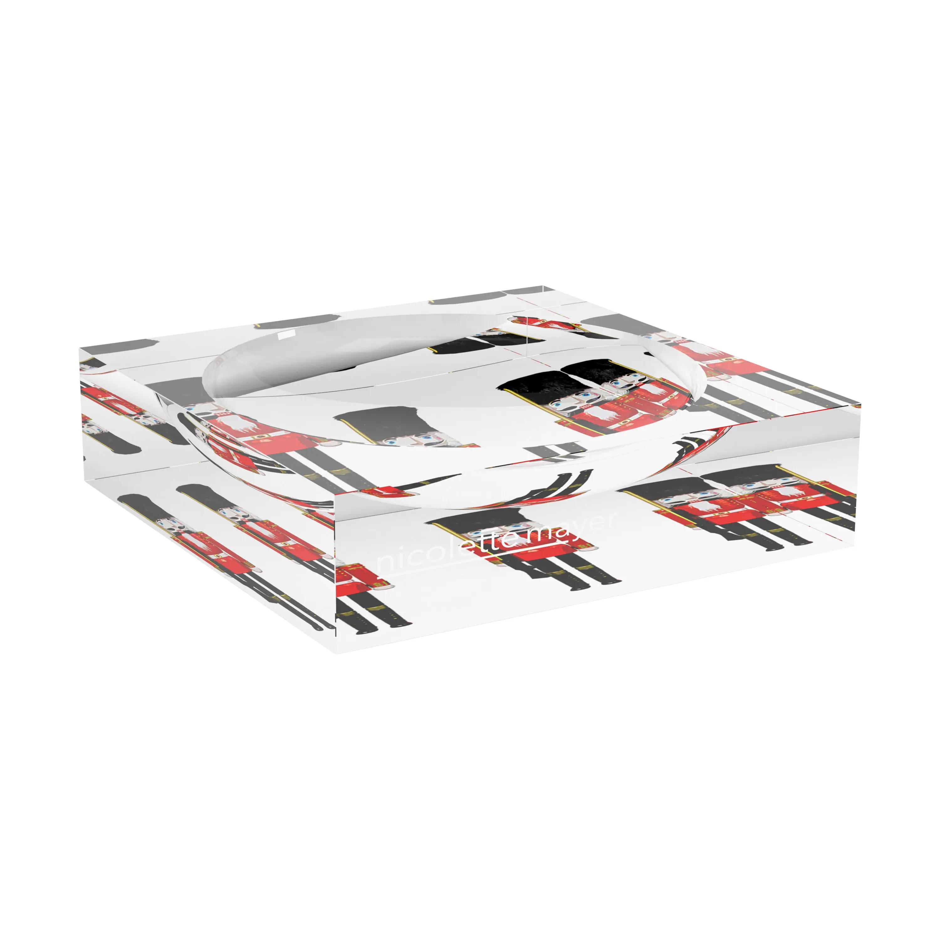 Nutcracker Acrylic Candy Catchall Dish