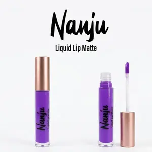 Title: Nanju "Marie" Matte Liquid Lipstick – Bold Electric Purple & Smudge-Proof