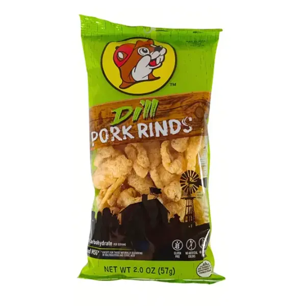 Buc-ee's Texas Pork Rinds – Dill Pickle, BBQ, Chili Limon, Original & Habanero Flavors- The Perfect Low-Carb, Crunchy Snack! Crispy Salt