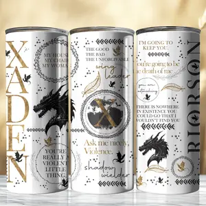Xaden Riorson Fourth Wing 20oz Stainless Steel Tumbler
