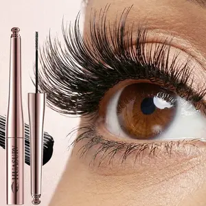Huasurv Mascara Brush Lash Curler, Volumizing Mascara Voluminous Mascara Waterproof Smudgeproof Long Lasting Natural Look, Perfect for Parties Festivals Gifts