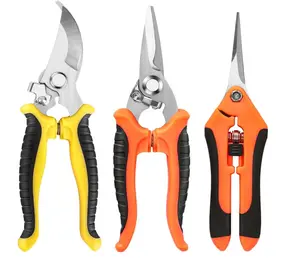 EWPJDK 3 Pack Garden Pruning Shears, Stainless Steel Shears, Gardening Shears, Scissors, Garden Clippers, Pruning Snips, Pruning Shears for Gardening Tools