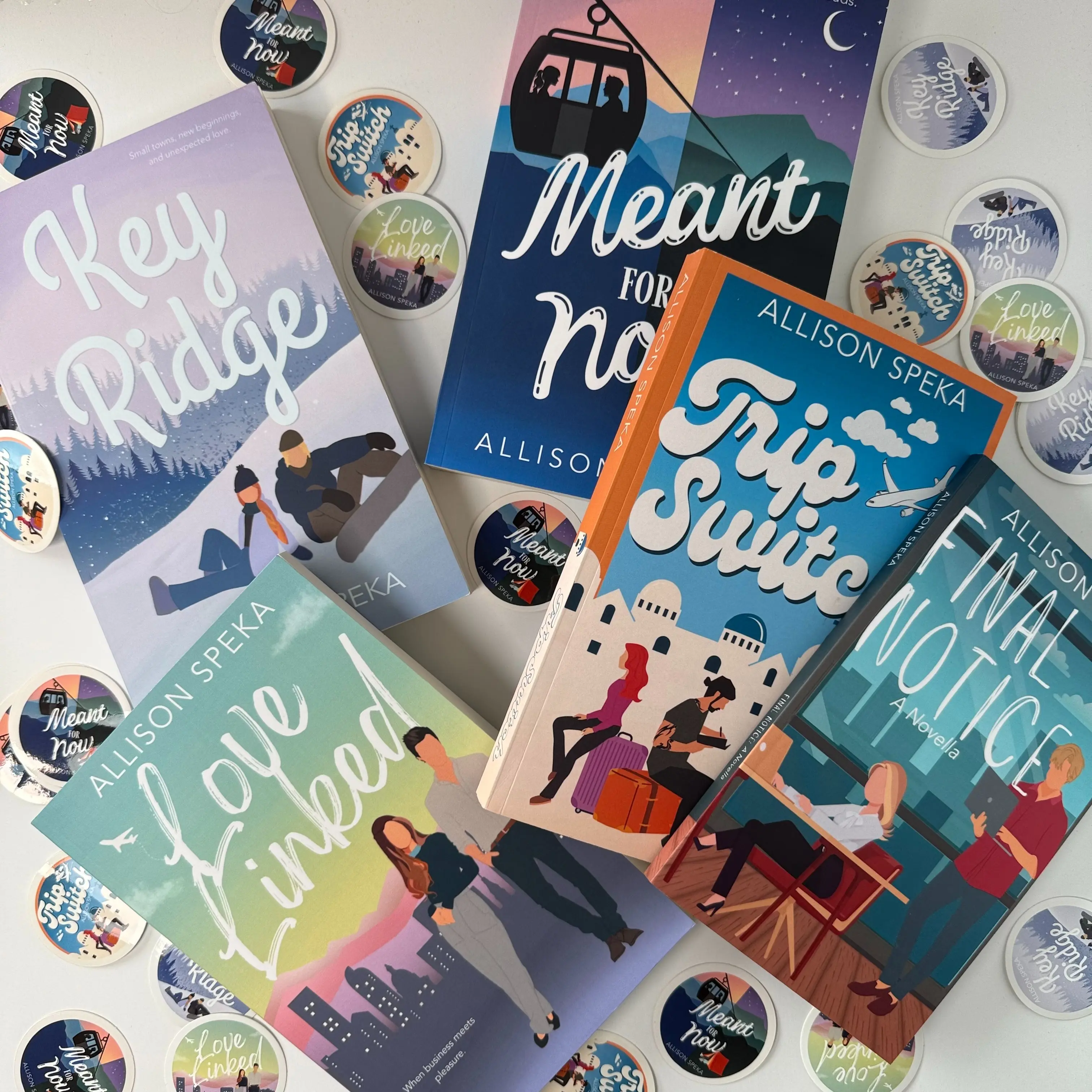 Love Linked x Key Ridge crossover bundle: 4 interconnected standalone novels plus 1 novella