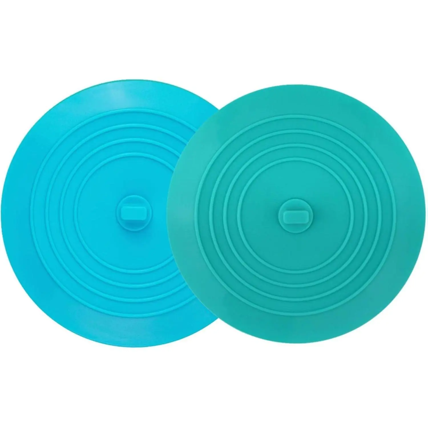 2 Pack 6” Bathtub Tub Drain Cover Stopper, Large Silicone Suction Bathroom Drain Plug Hair Stopper, Bathroom Accessories for Kitchen and Laundry