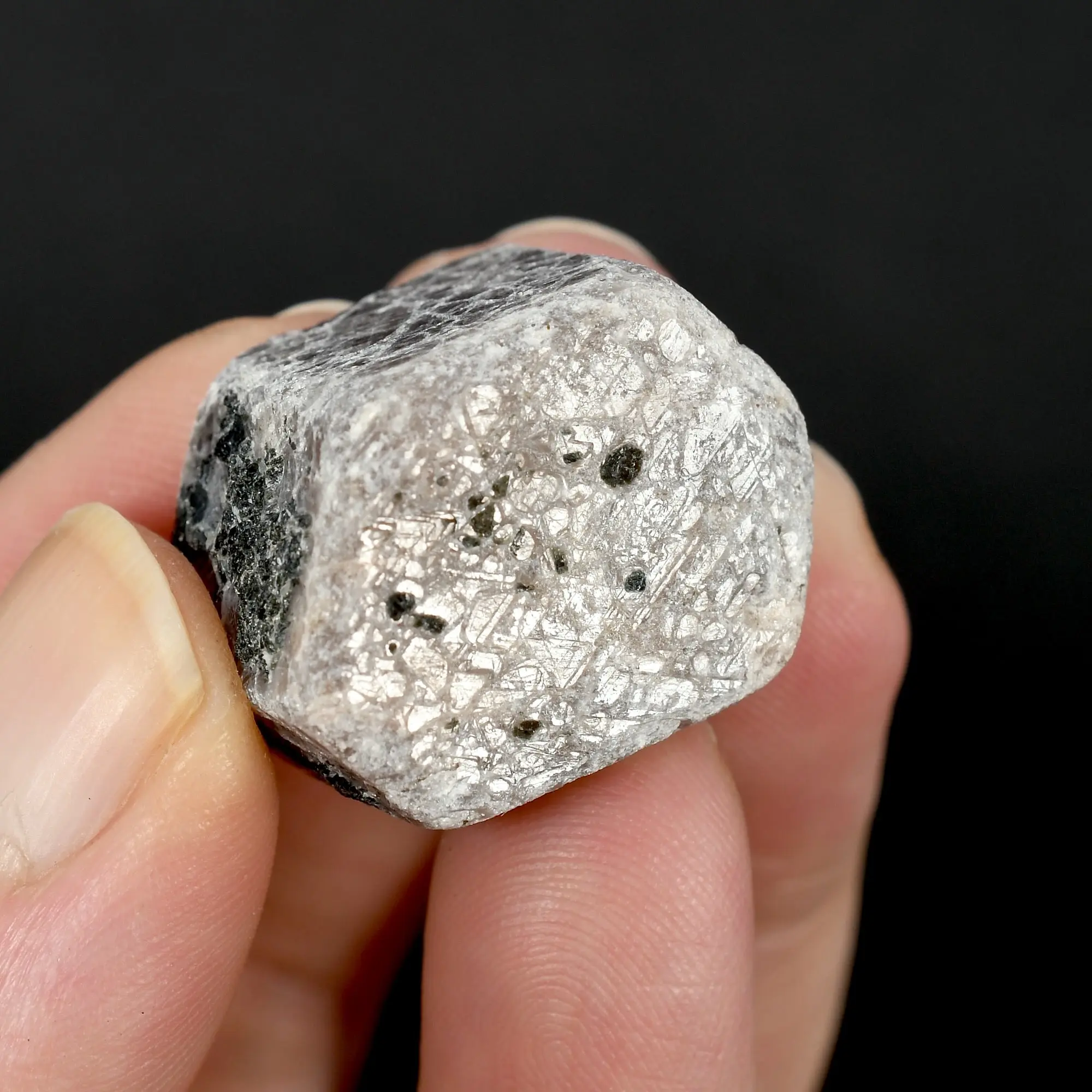1in 24g TALL Hexagon Ruby Corundum Crystal Record Keeper, Natural Raw Ruby Crystal, i46