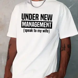 New Husband Shirt, Newly Married Shirt, Under New Management, Husband Gift, Funny Wedding Shirt, Husband To Be, Engagement Gifts, Newlywedrsary