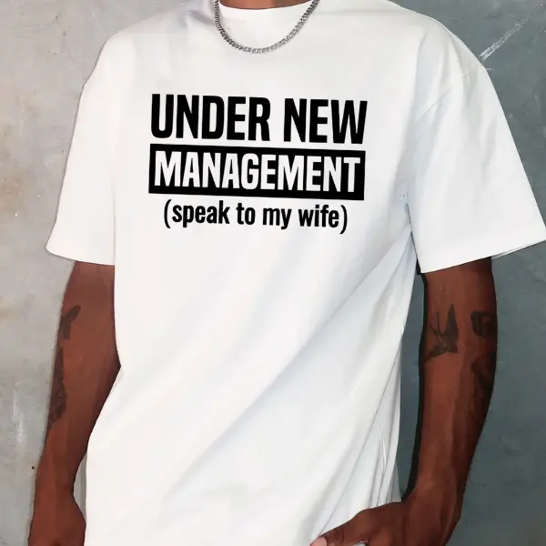 New Husband Shirt, Newly Married Shirt, Under New Management, Husband Gift, Funny Wedding Shirt, Husband To Be, Engagement Gifts, Newlywedrsary