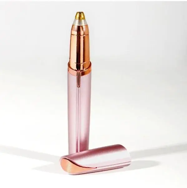 Women's Electric Eyebrow Hair Remover, LED Light, Stainless Steel Blade, Rechargeable, Anti-Allergenic, Multi-Functional, Clean Skin, No Pulling | Painless Precision Portable Eyebrow Shaver Electric for Women Face