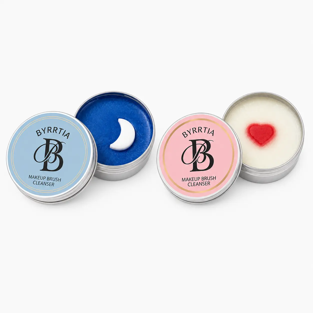 Pink heart 100g + Blue Moon 100g