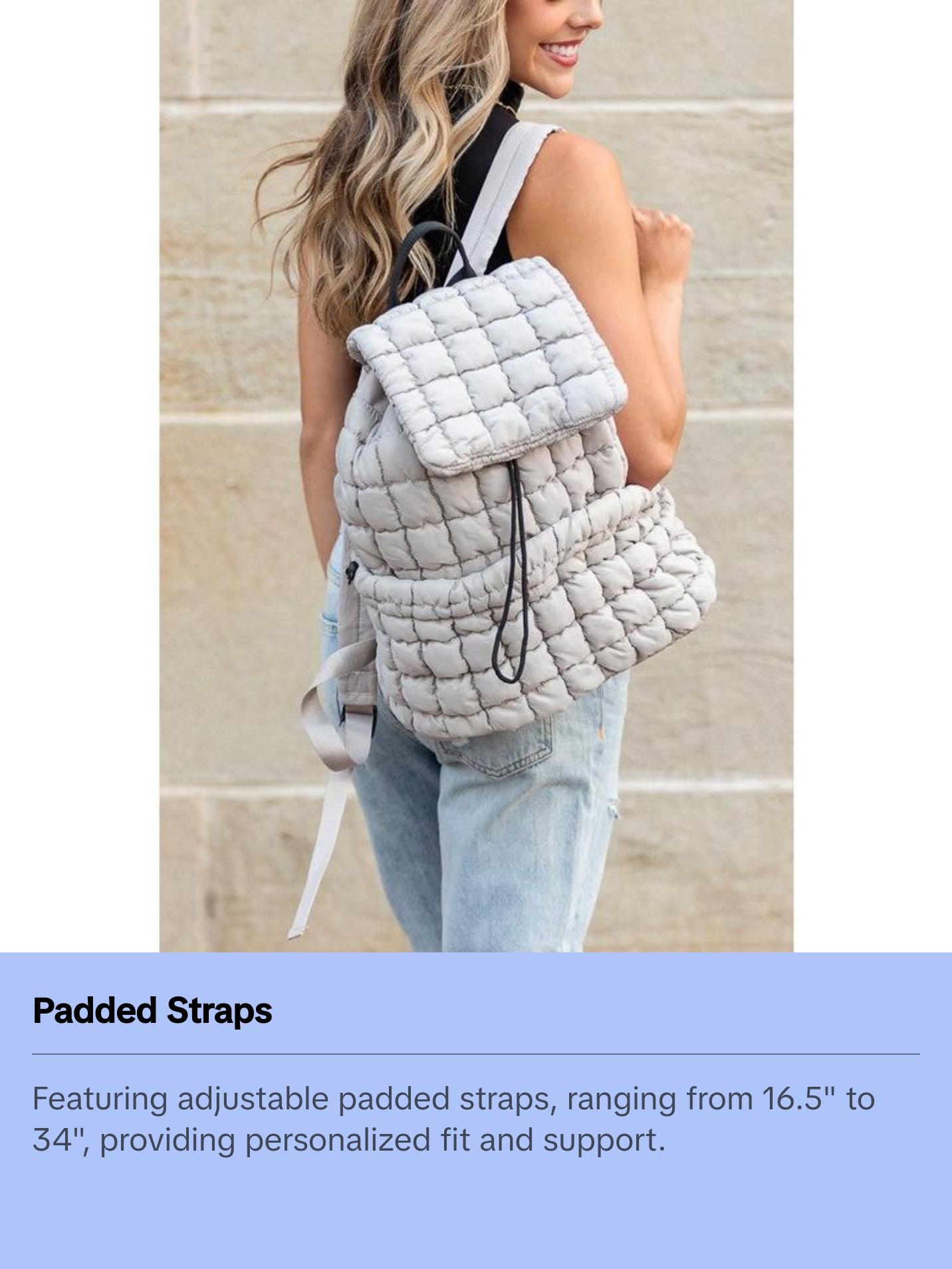 Blake Quilted Puffer Backpack