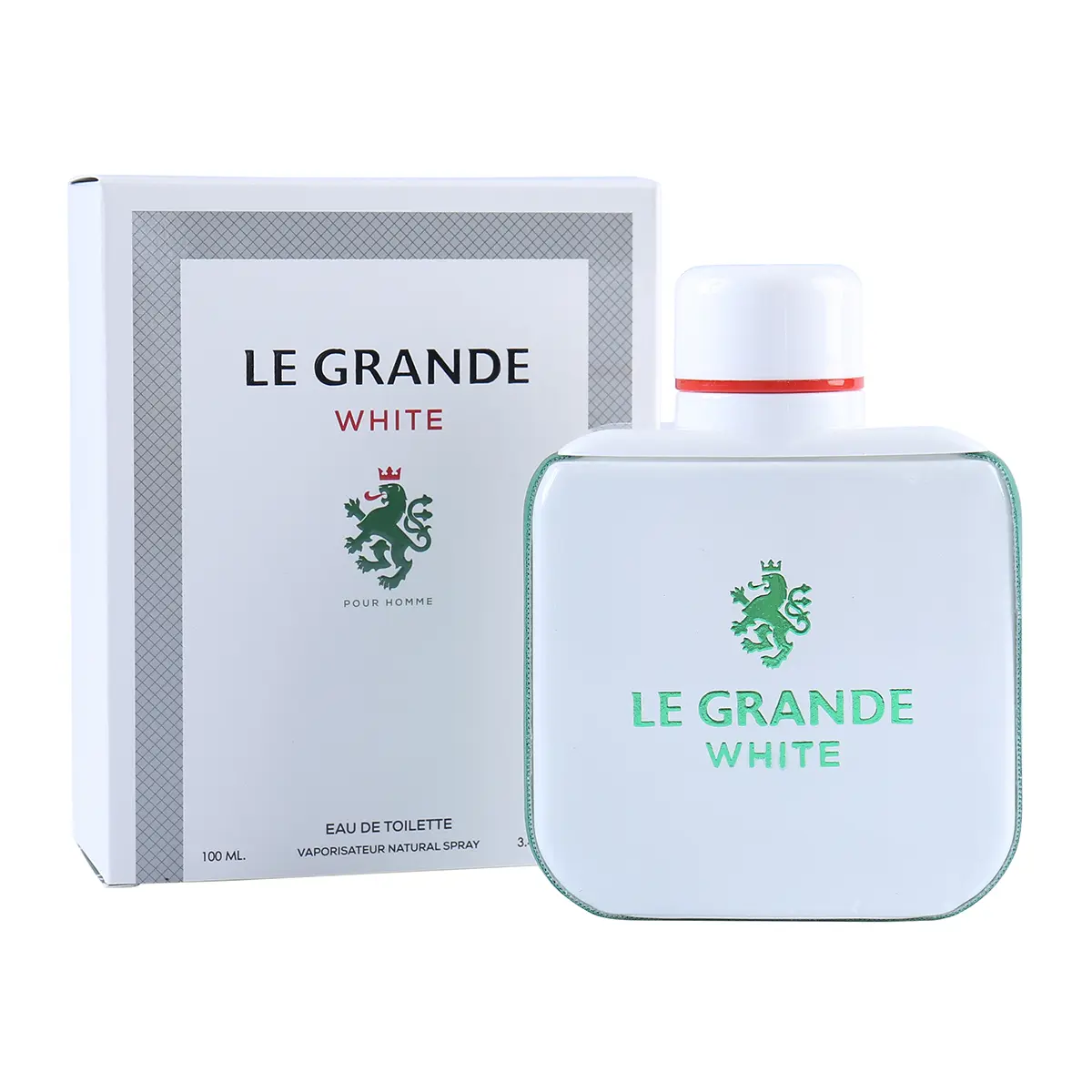 Le Grande White Pour Homme 100ml/3.4fl.oz. Eau De Toilette Natural Spray Cologne for Men Fragrance
