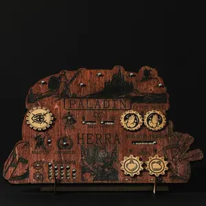 Paladin character tracker + reroll crafts + wooden tracker