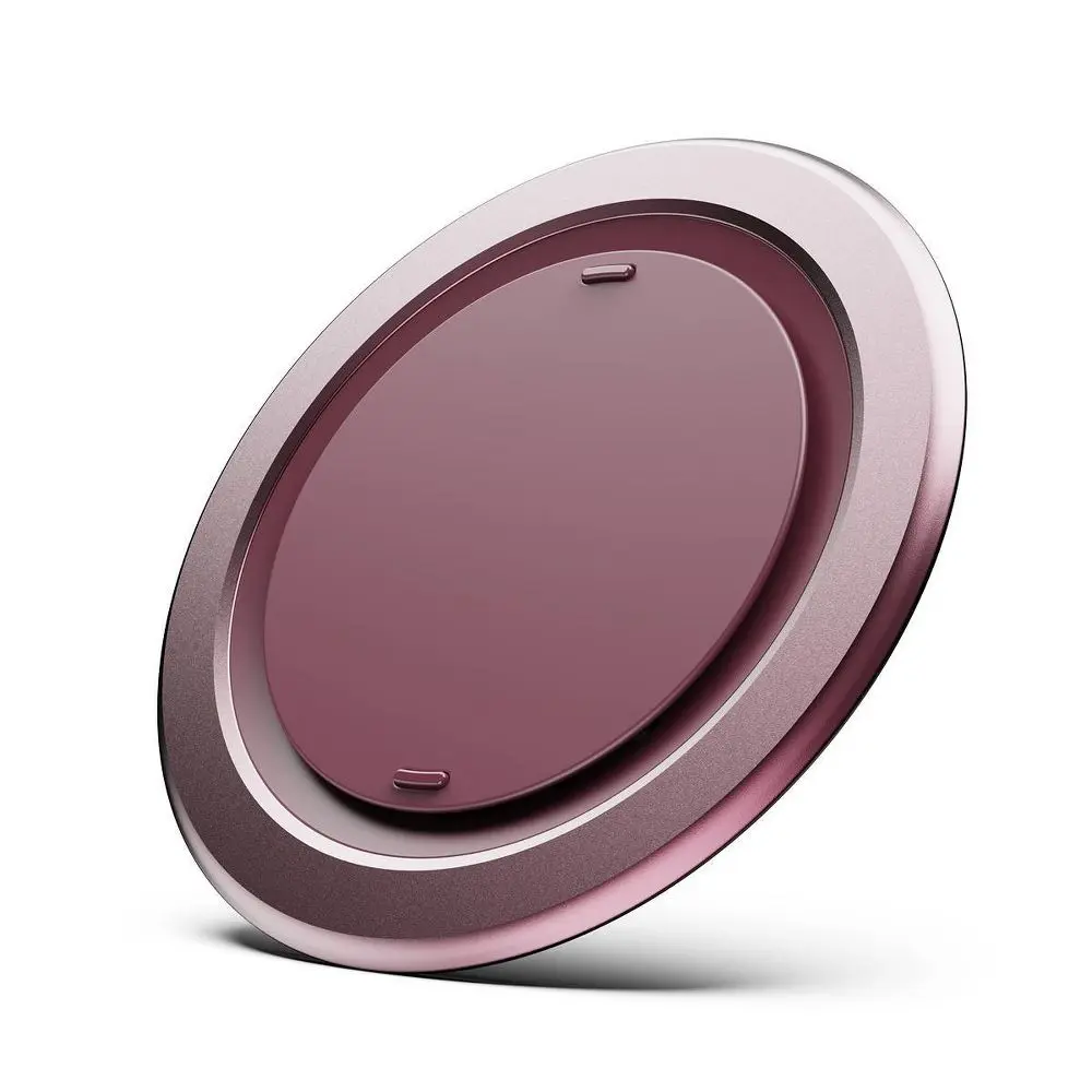 ohsnap! Snap Grip Luxe Magnetic Phone Grip - Ultra-Thin, Fits Any Phone, Wireless Charging Compatible, Adjustable Workout Stream Accessory, Cranberry Crush
