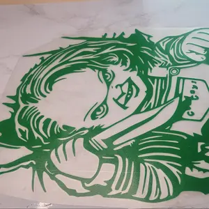 Chucky vinyl decal.
