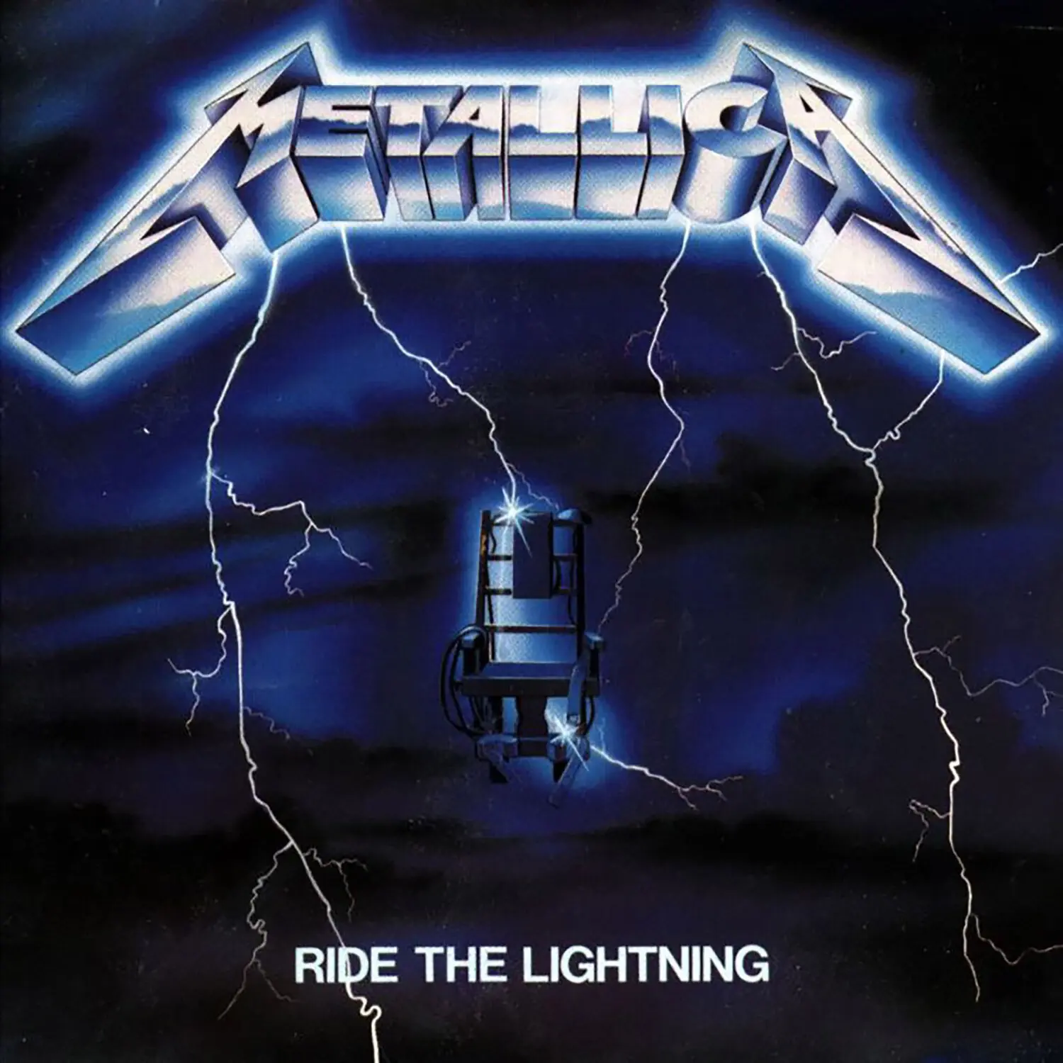 Metallica - Ride The Lightning Remastered Rock Music Album, Blackened Recordings Compact Disc (CD)