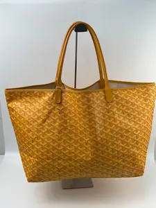 Pre-owned Goyard canvas Tote Bags tote bag yellow gm