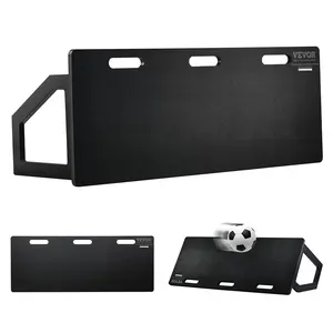 VEVOR Soccer Rebounder Board, 45"X18" Portable Soccer Wall with 2 Angles Rebound, Foldable HDPE Kickback Rebound Board, Soccer Training Equipment for Kids and Adults, Passing & Shooting Practice