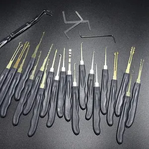 24 Pieces Precision Hook & Pick Set, Portable Stainless Steel Repair Tools, Lock Repair & Pick Kits, Locksmith Tools For Home Use, Tools For Men