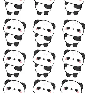 Panda cupcake toppers EDIBLE topper Panda cookies Panda dessert