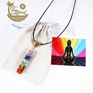 Seven Chakra Necklace Chakra Healing Balance Nature Spirituality Female Female Male Daily Daily Daily