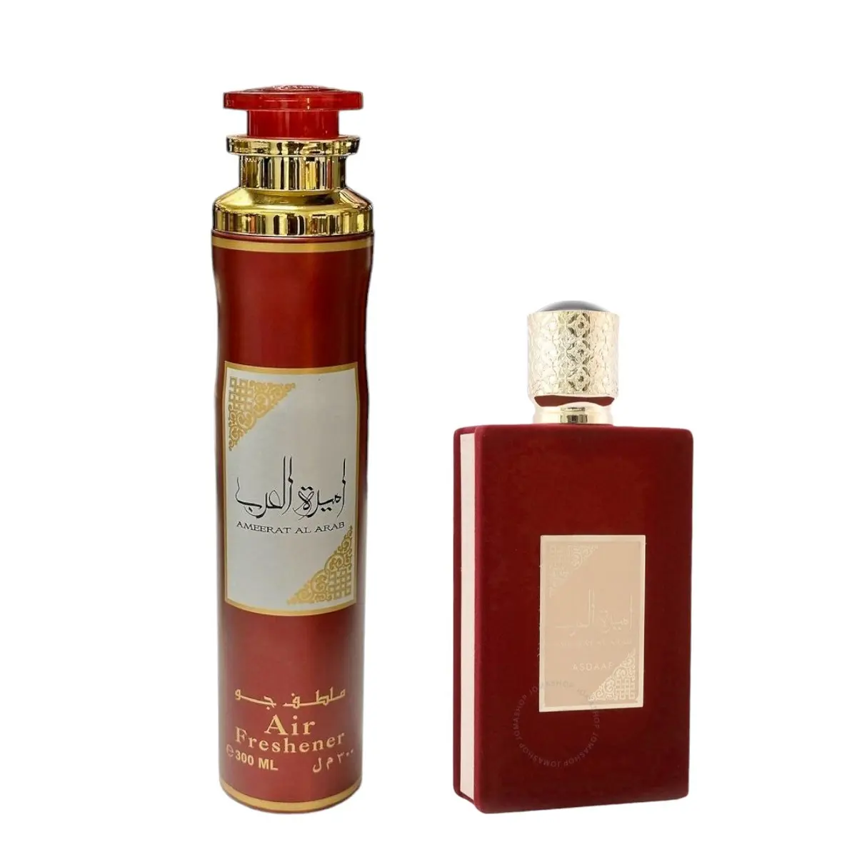 Asdaaf Bundle | Ameerat Al Arab | Women's Fragrance | 100 ML - 300 ML | Eau De Parfum + Air Freshener | Bergamot - Sandalwood & Amber