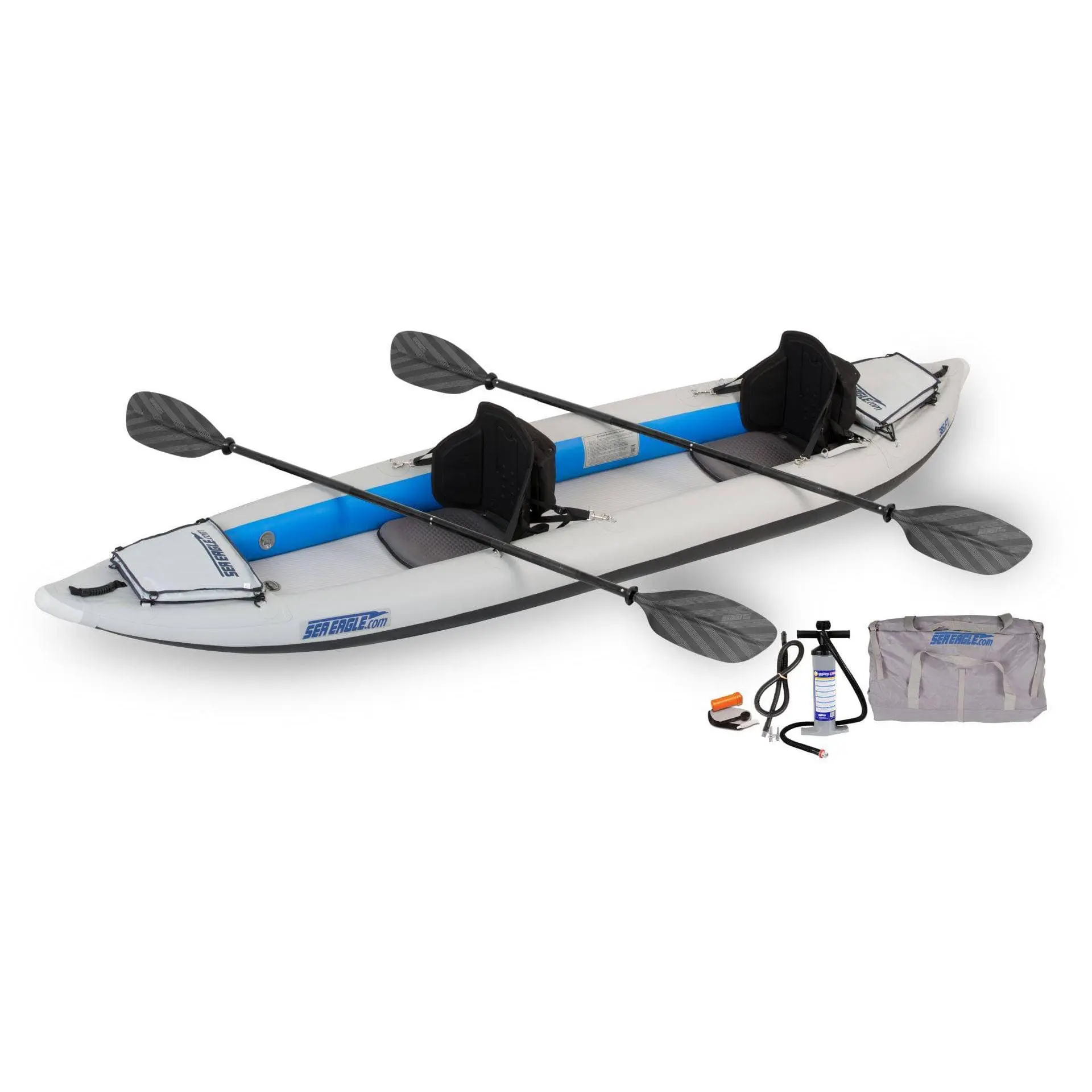 Sea Eagle 385ft Fast track Inflatable Kayak 2 Person - Pro Package