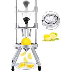 Happybuy 8-Section Commercial Easy Wedger Stainless Steel Blade Fruit Lime Slicer, Lemon Cutter 8 Wedges for Bar RestaurantVEVOR Super Brand Day