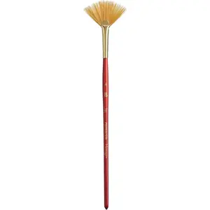 Series 4050 Synthetic Sable Paint Brush for Watercolor, Fan Size 4