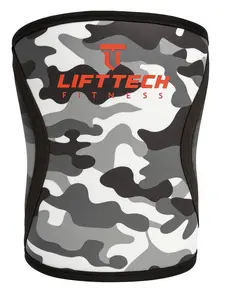 LiftTech 7mm Knee Sleeves for Squats & Powerlifting | Compression Support for Gym, Crossfit, Weightlifting
