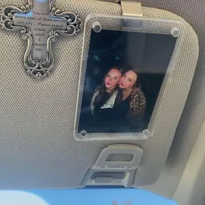Personalized Polaroid Photo Car Visor Clip Custom Sun Visor Decoration for Couples- the Perfect Gift for Loved Ones on All Special Occasions picture wall family photo wall photo frames wall frames framed art car picture holder